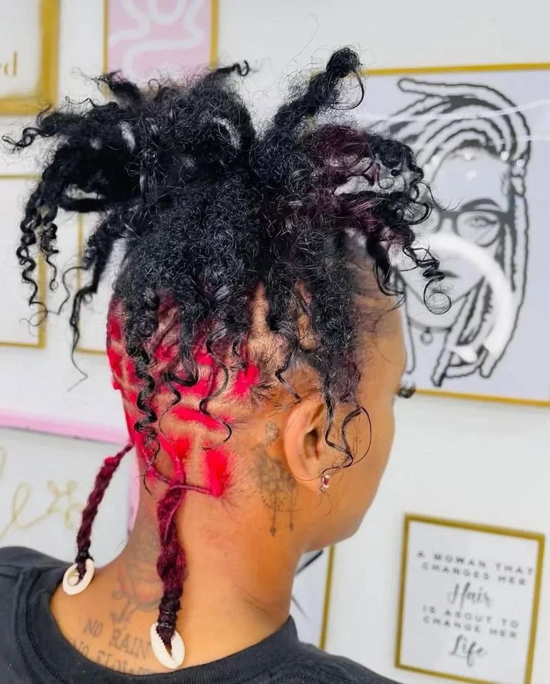 Locs with Undercut