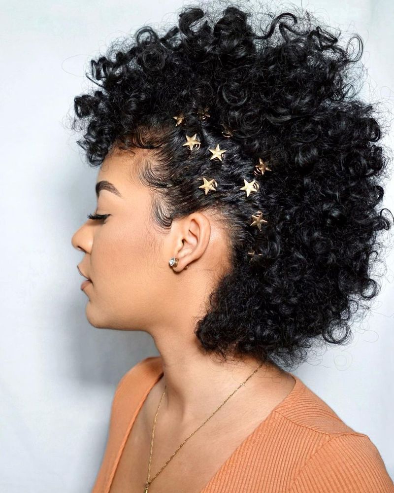 Curly Faux Hawk