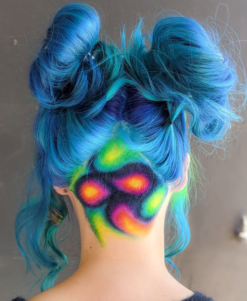 Colorful Undercut