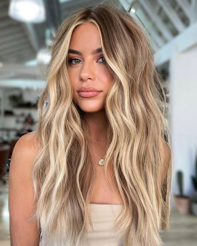 Sandy Blonde Balayage