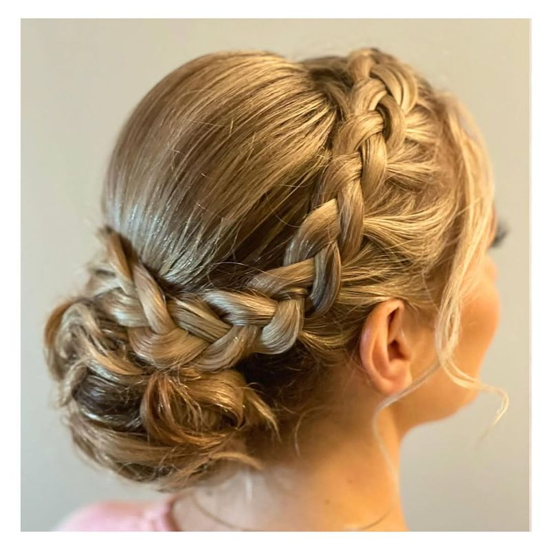 Soft Braided Updo