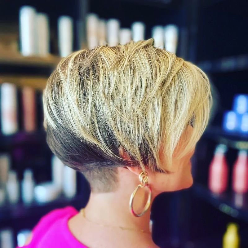 Inverted Bob with Cropped Nape