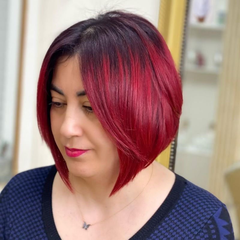 Inverted Bob with Ombre