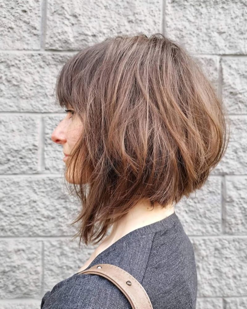 Choppy Long Bob