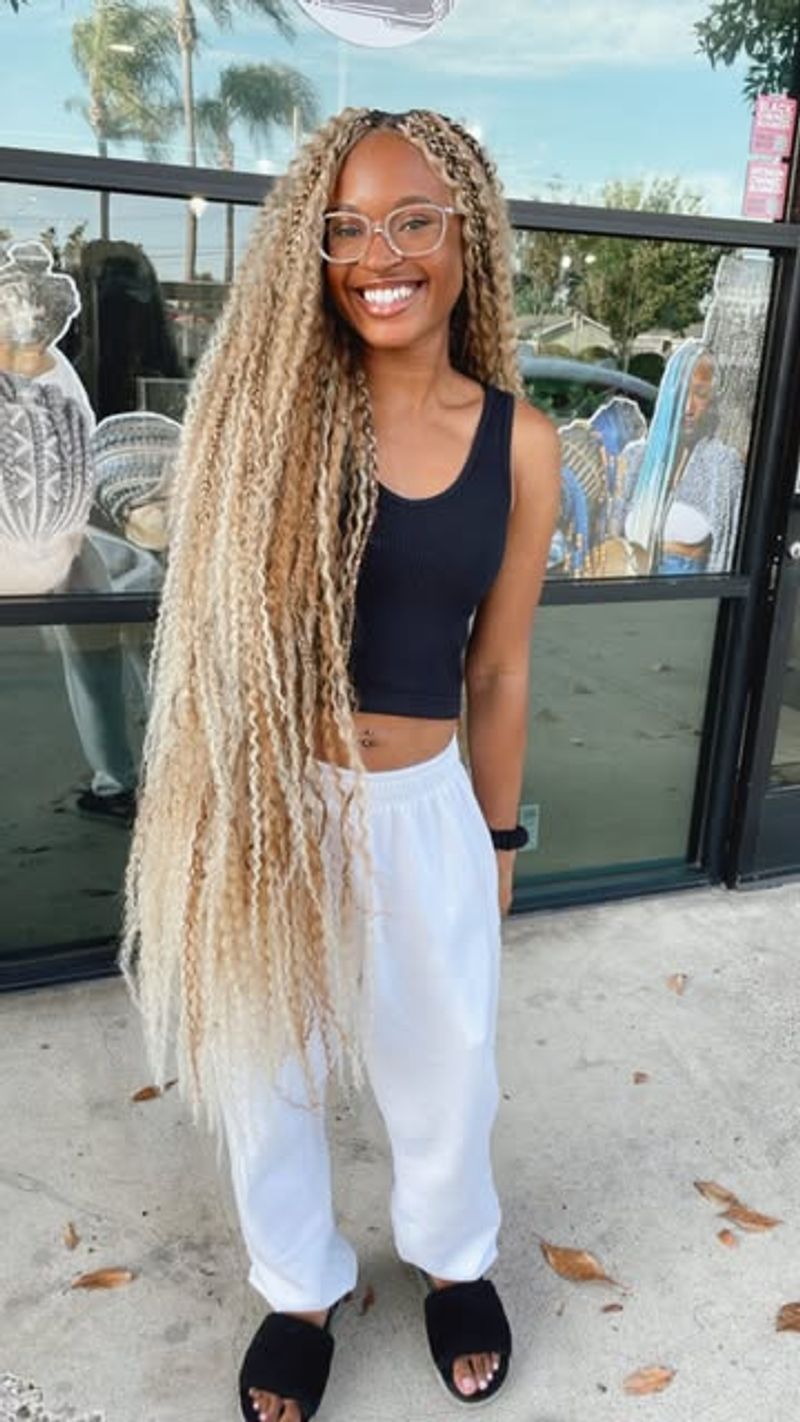 Long Knotless Braids