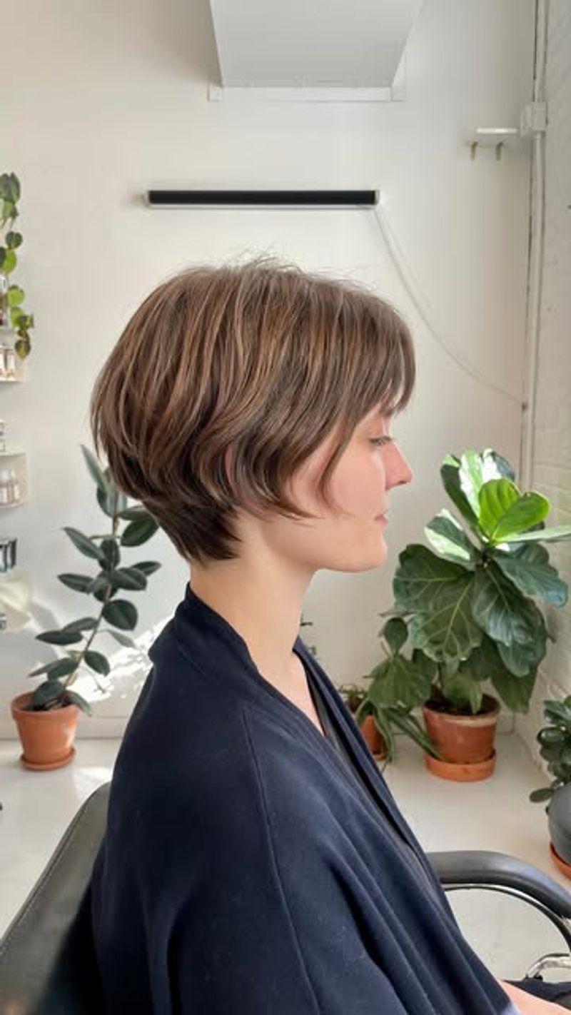 The Layered Long Pixie