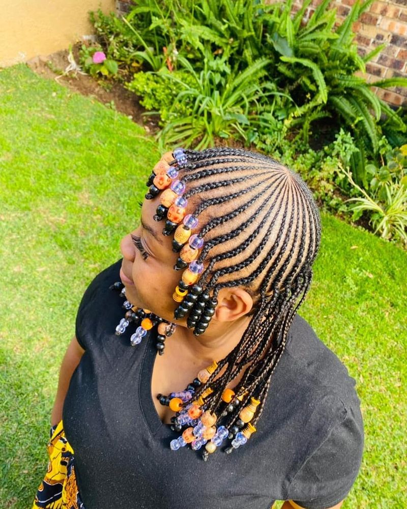 Sunflower Pattern Braids