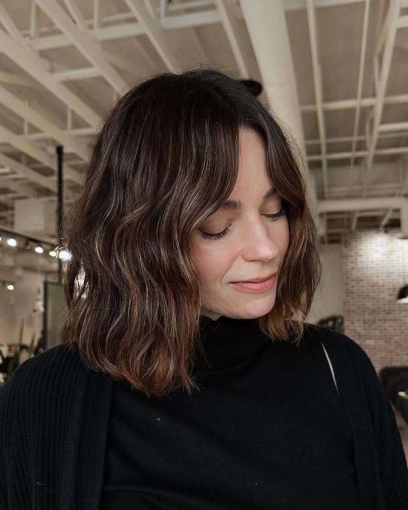 Layered Bob with Tousled Finish