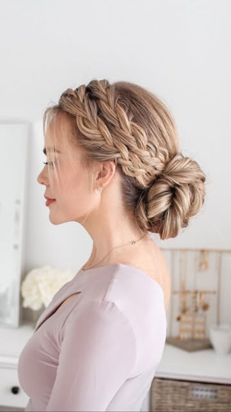 Penteado entrançado