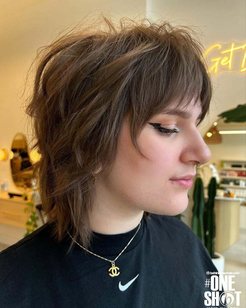 Layered Modern Mullet