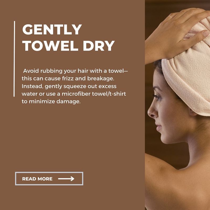 Avoid Towel Rubbing