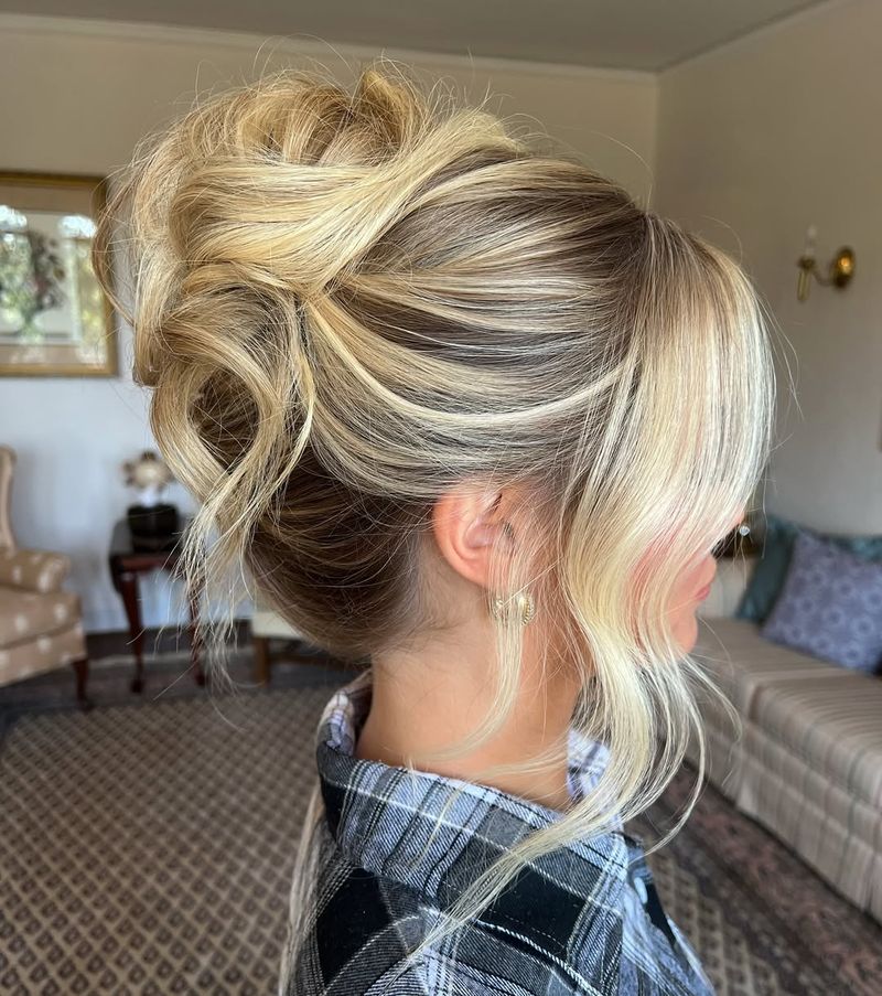 Chignon désordonné