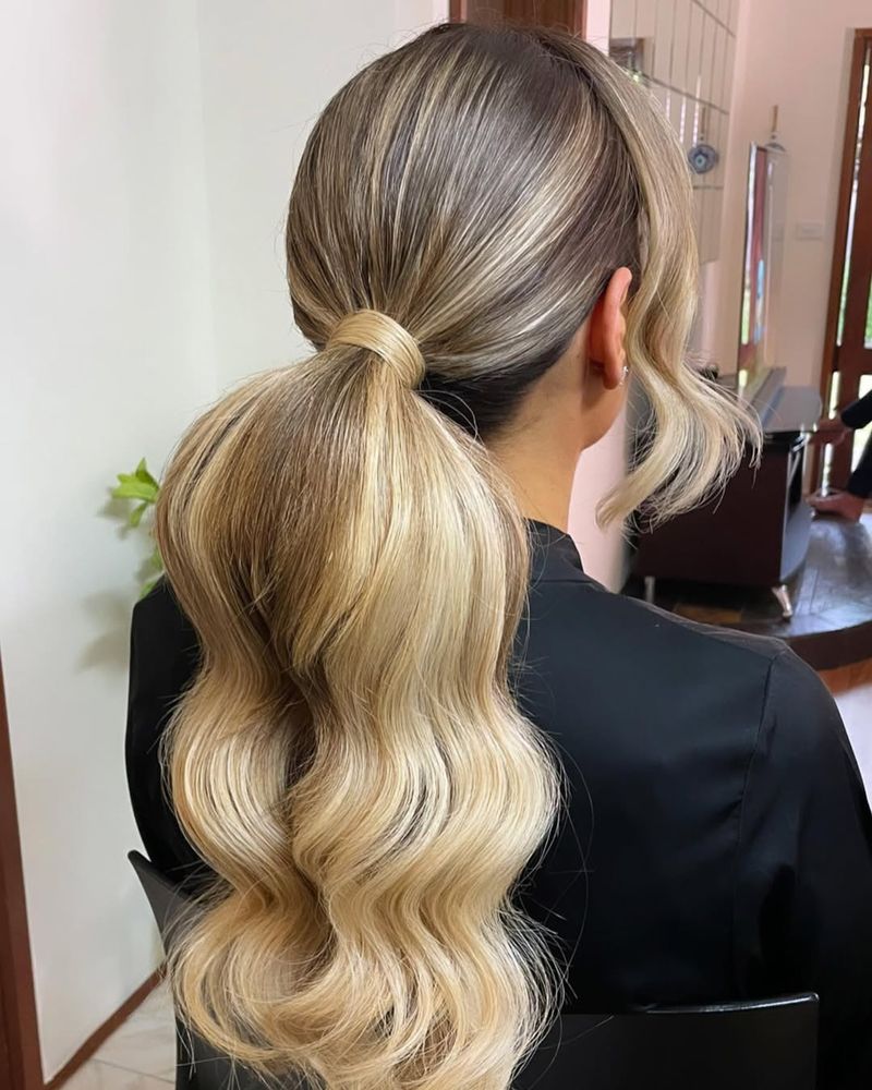 Sleek Low Ponytail