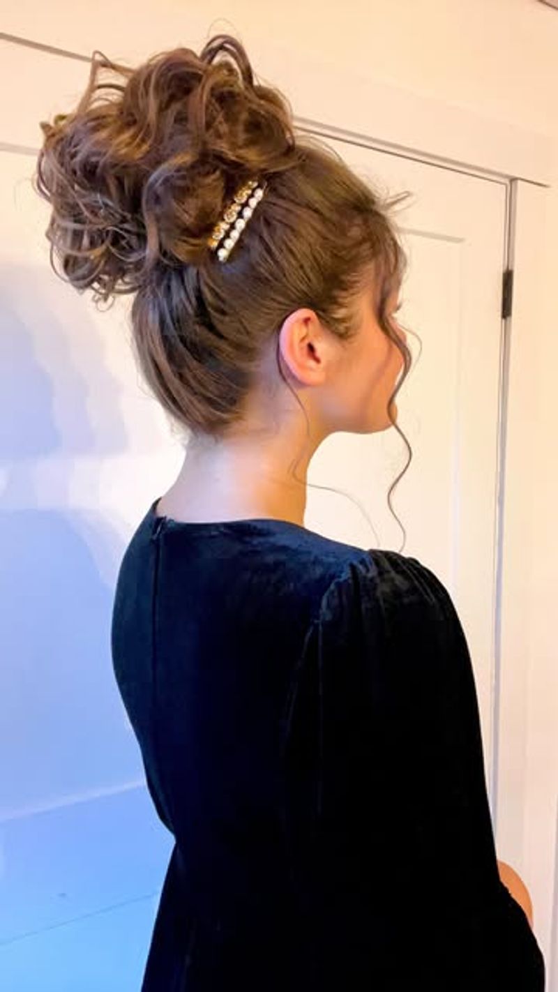 Wrapped High Bun