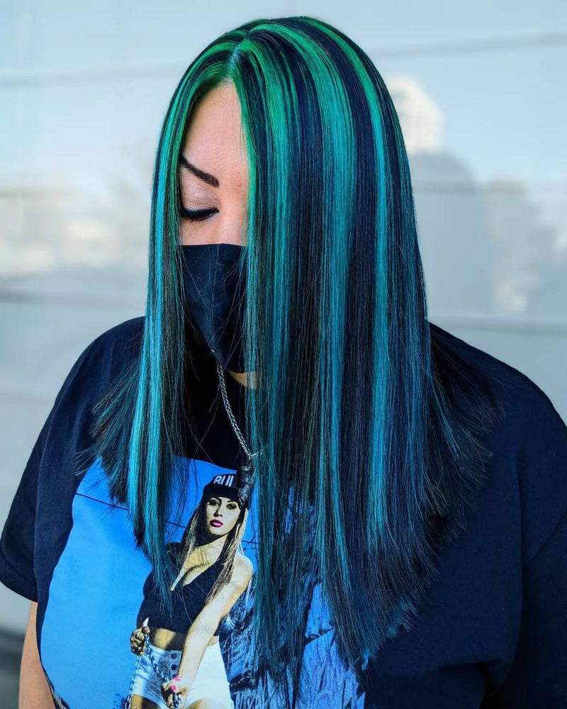 Teal Temptation Tresses