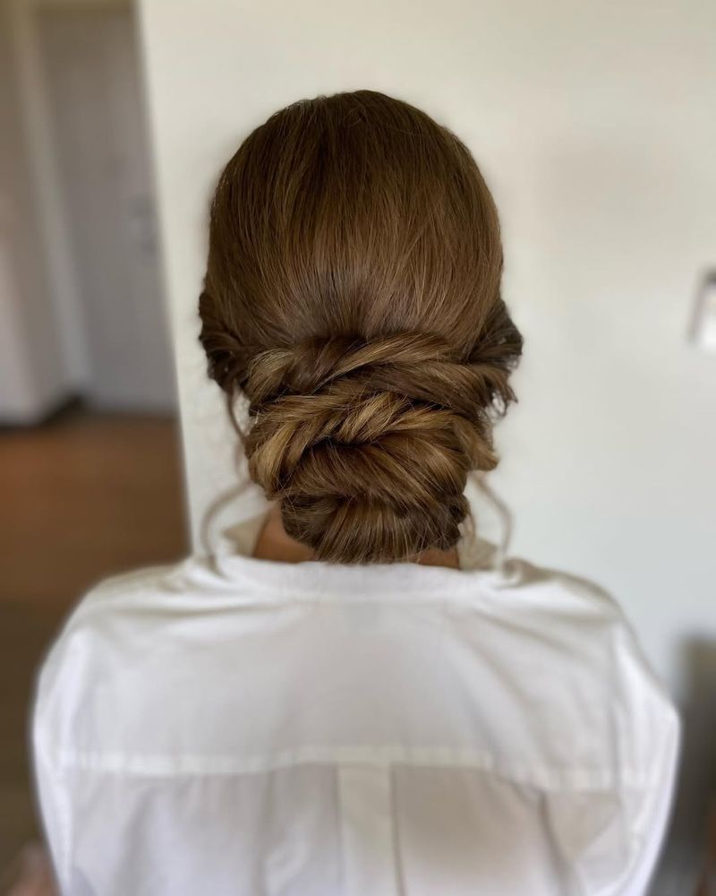 Chignon torsadé