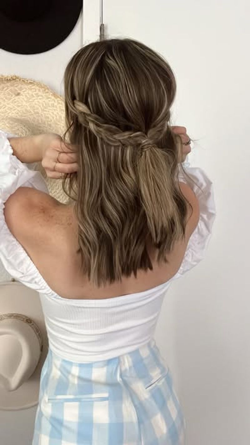 French Braid Crown