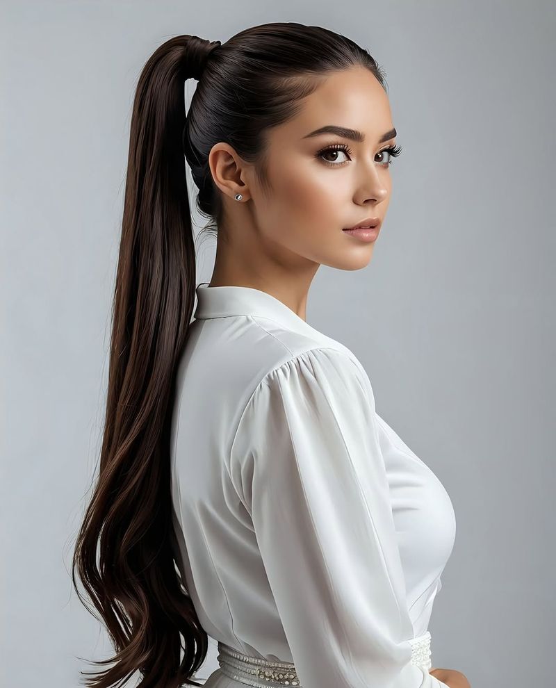 Sleek High Ponytail