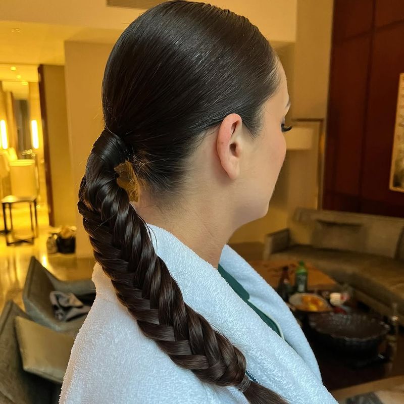 Fishtail Braided Ponytail