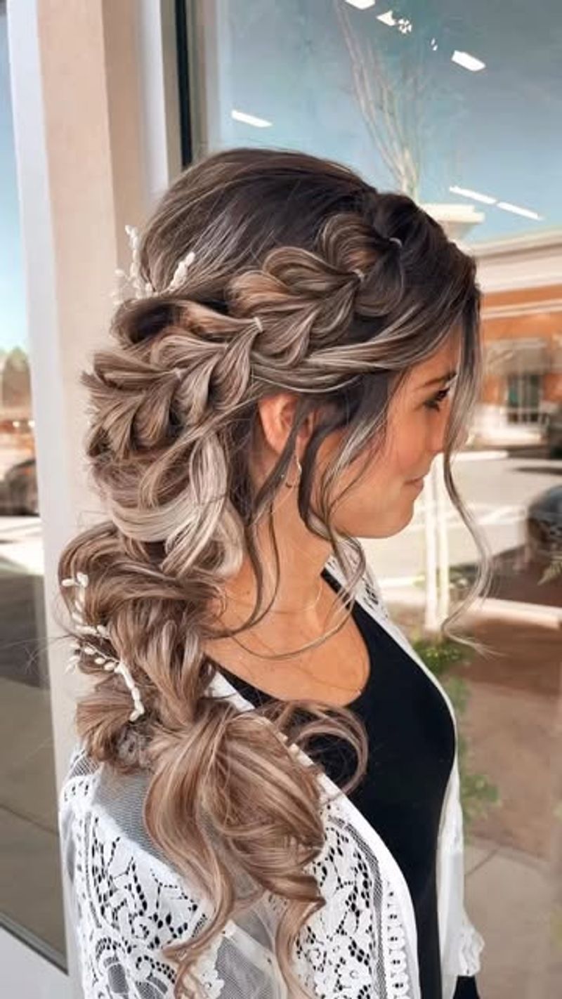 Messy Side Braid