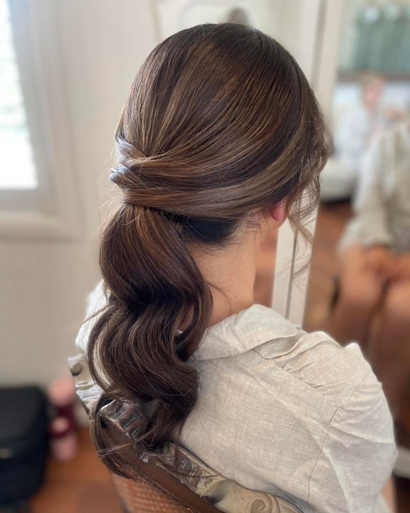 Effortless Low Ponytail