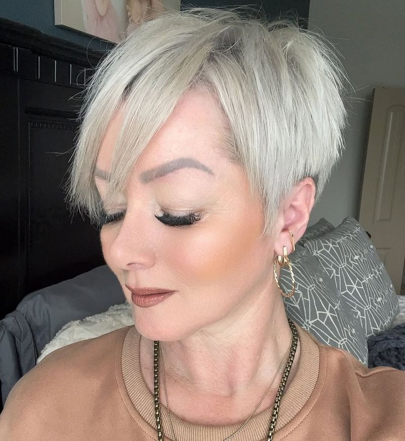 Sophisticated Layered Pixie