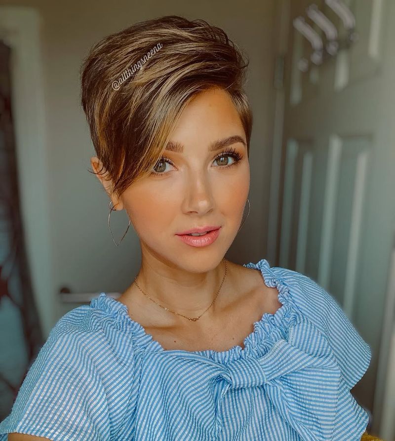 Pixie with Shaved Sides