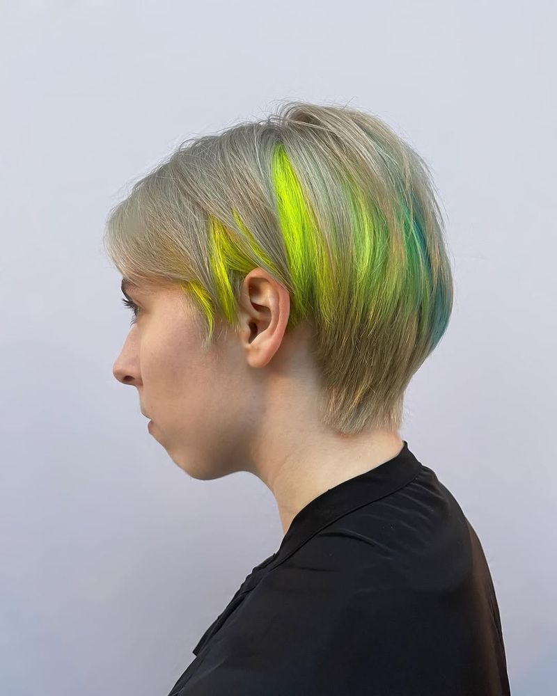 Pixie with Colored Tips