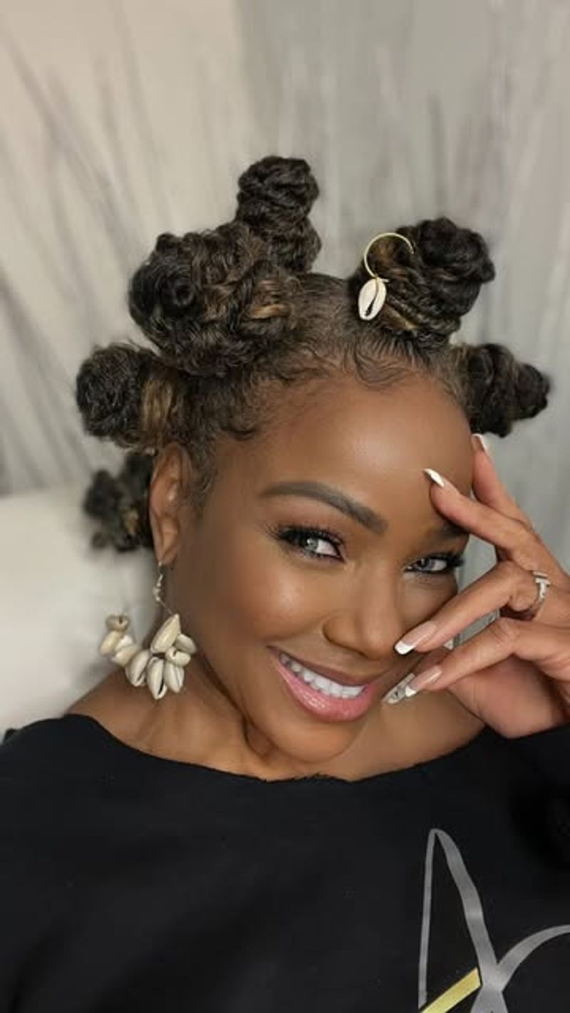 Chic Bantu Knots