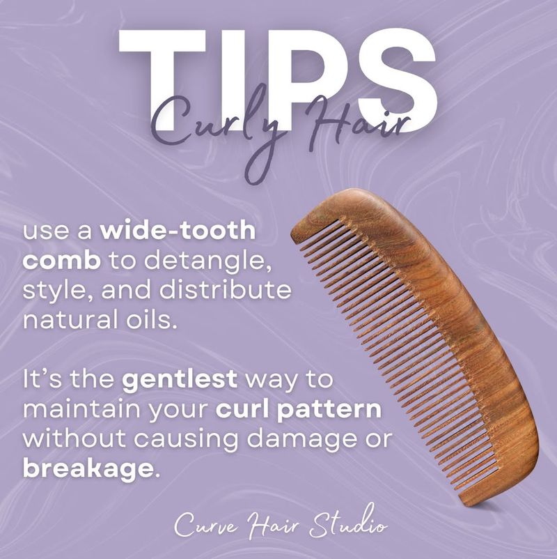 Use a Wide-Toothed Comb