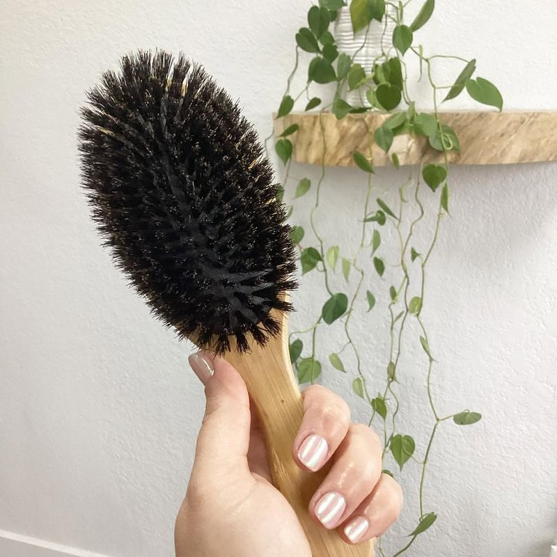 Use a Boar Bristle Brush