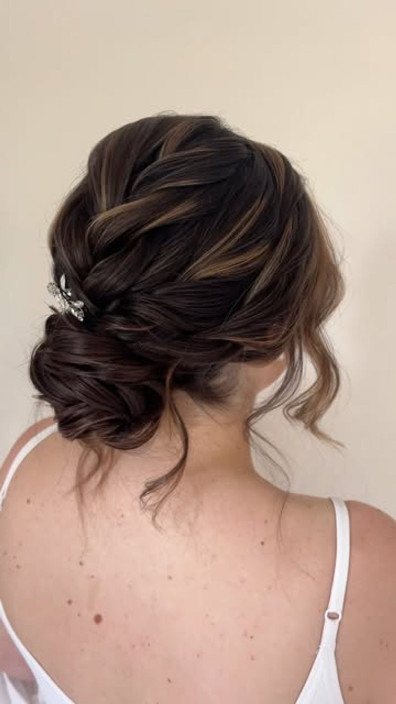 Chignon baixo