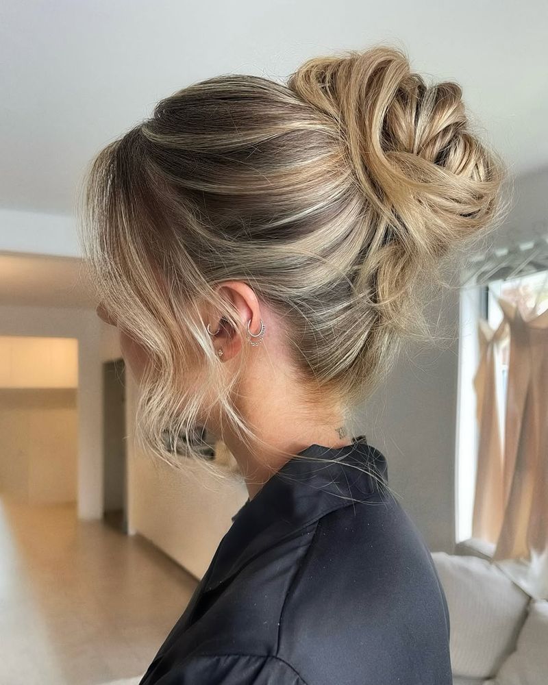 Chignon désordonné