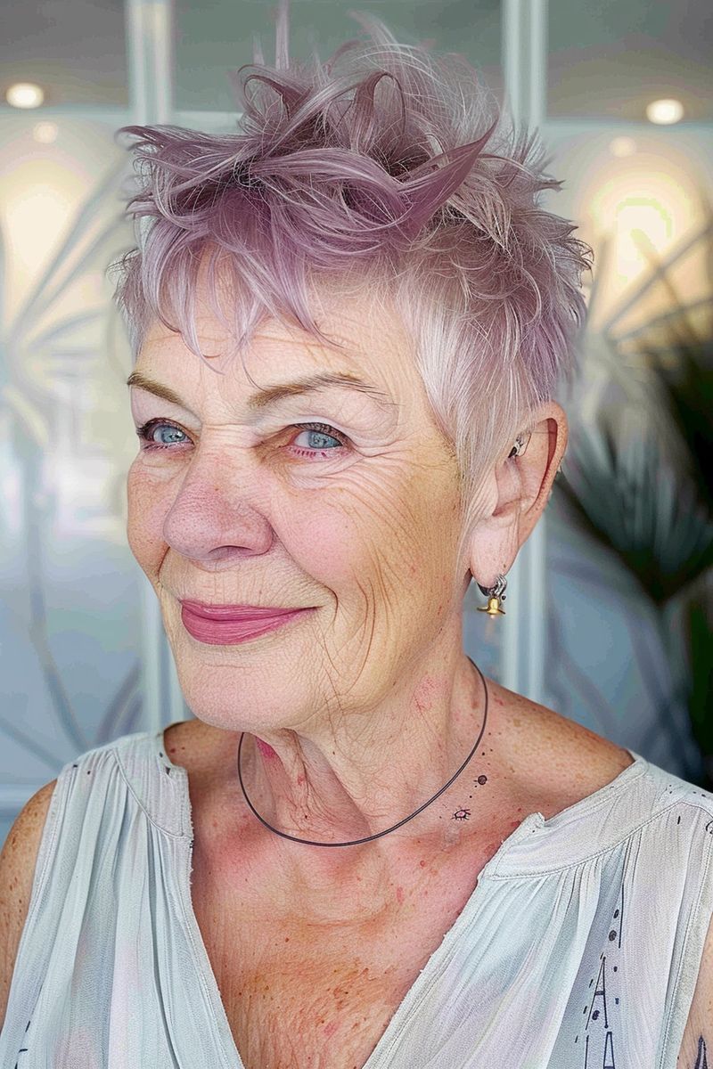 29 Chic Short Haircuts For Women Over 70