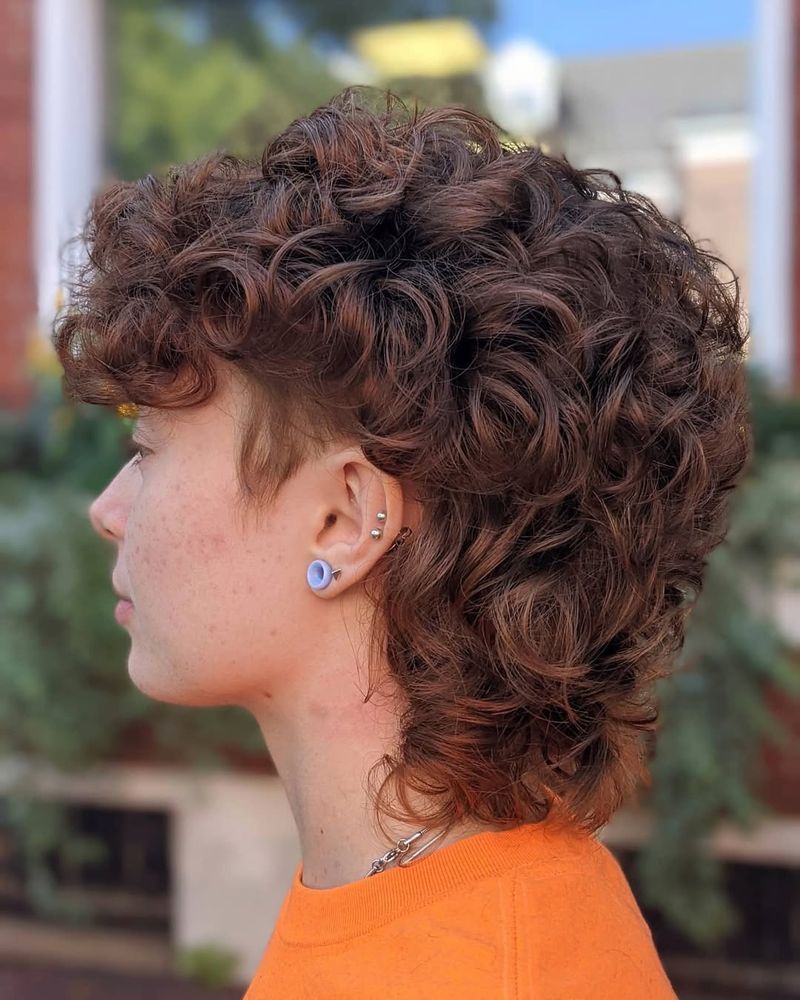 Curly Mullet