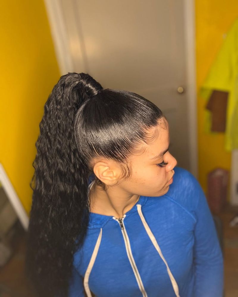 Curly High Ponytail