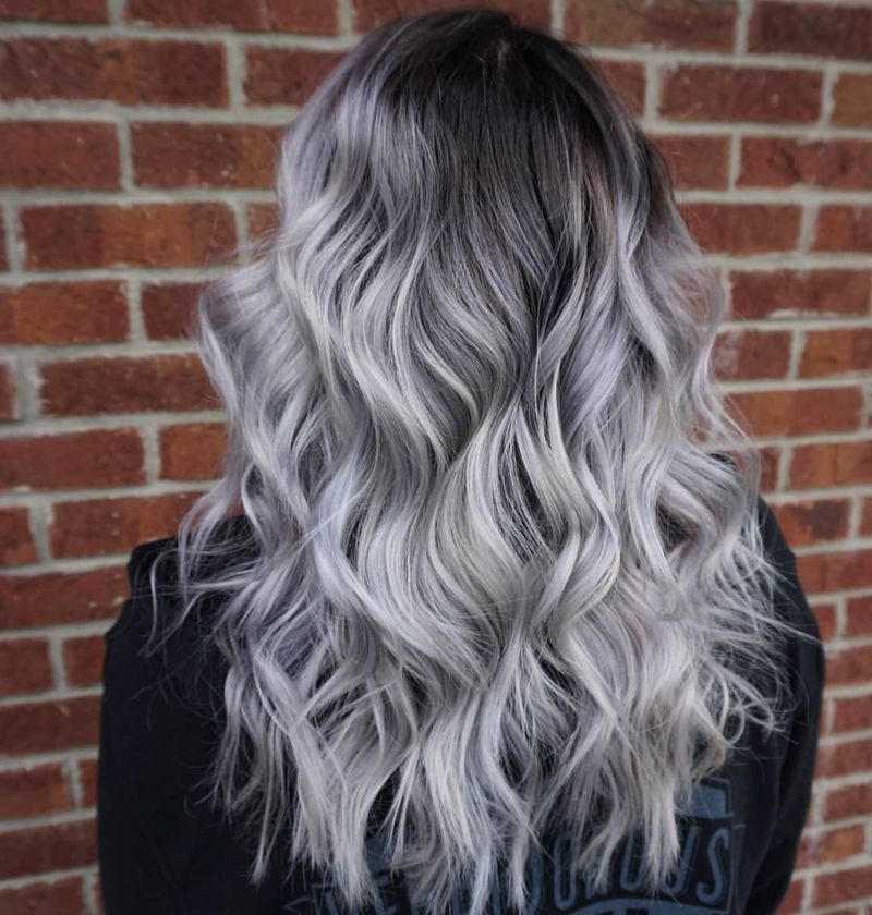 Silver Ombre