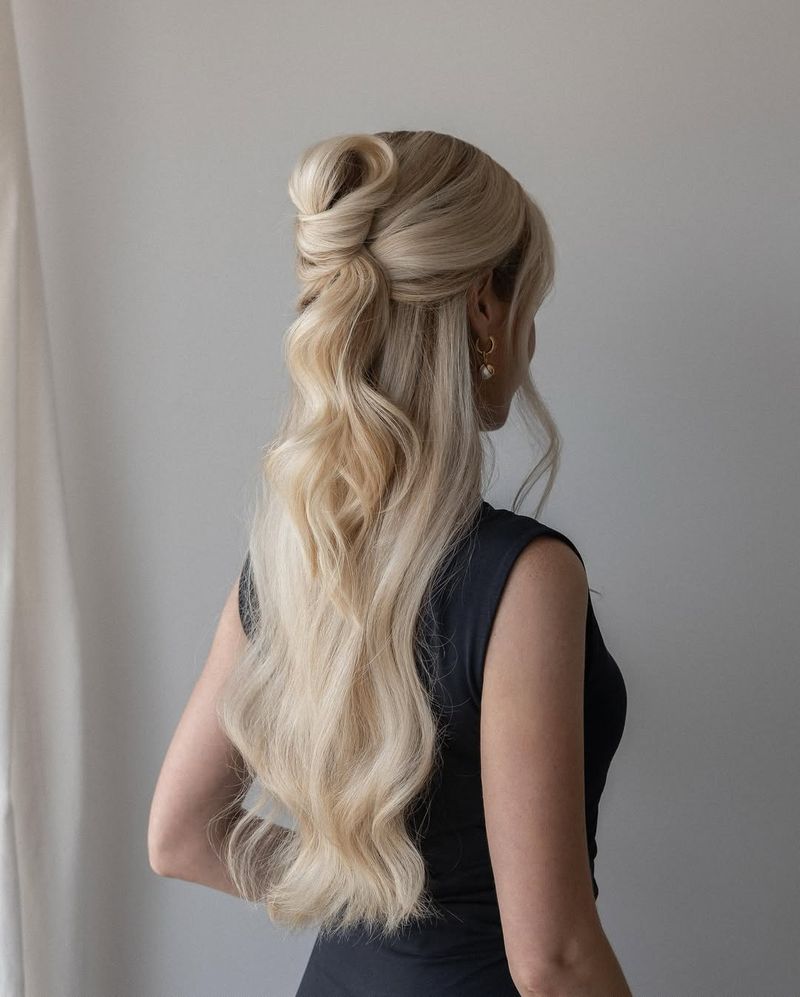 Half-Up French Twist