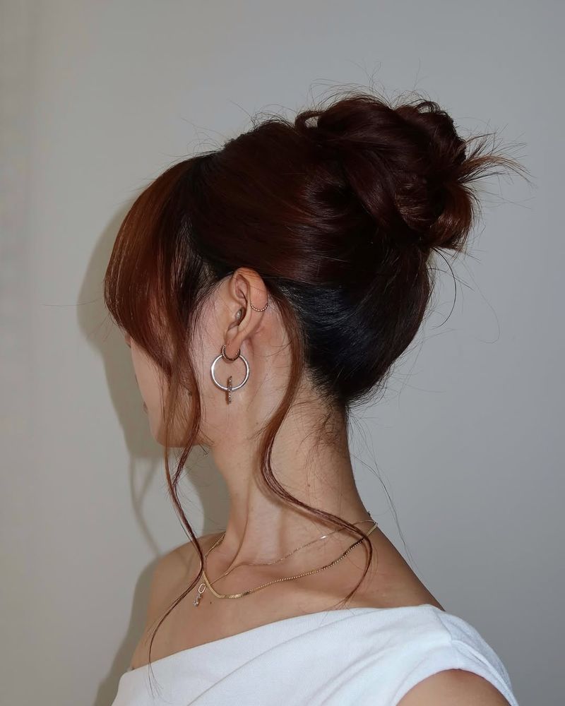 Chignon désordonné