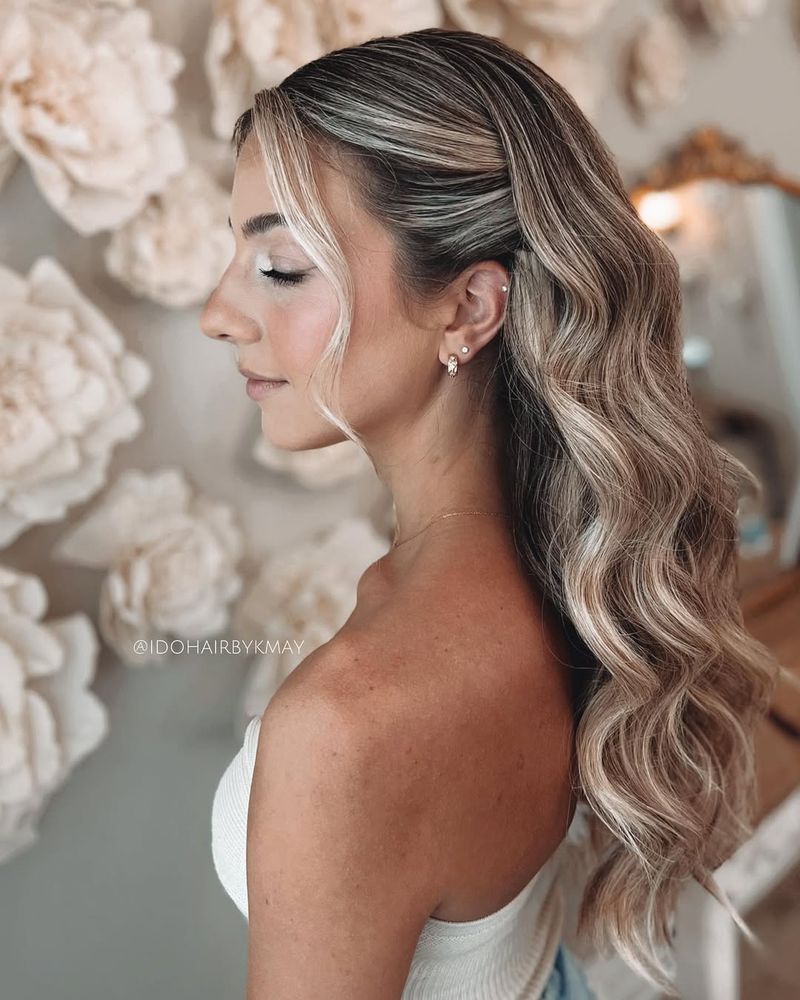 Side Swept Curls