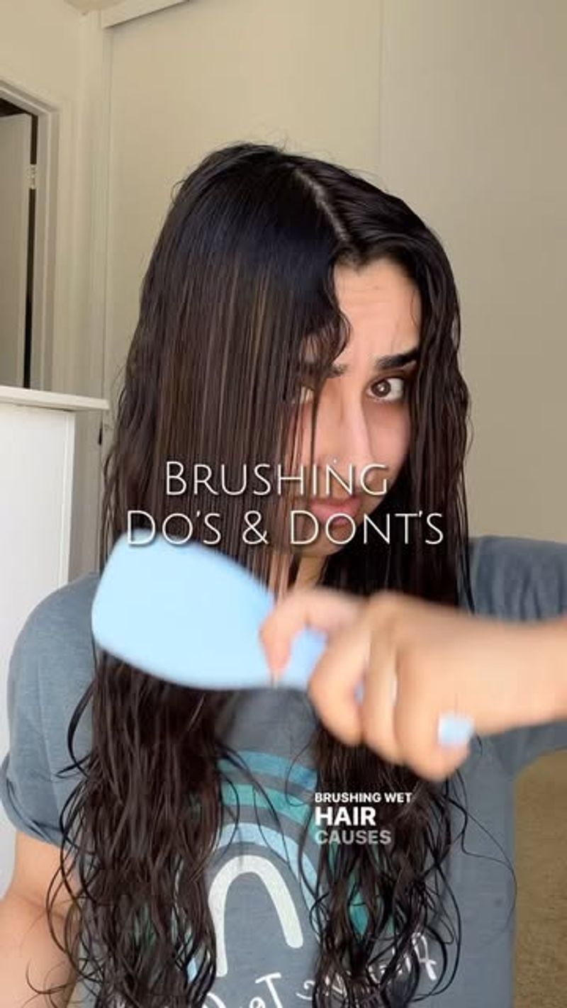 Brushing Wet Hair