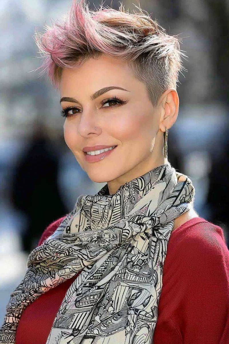 Pixie lungo con undercut