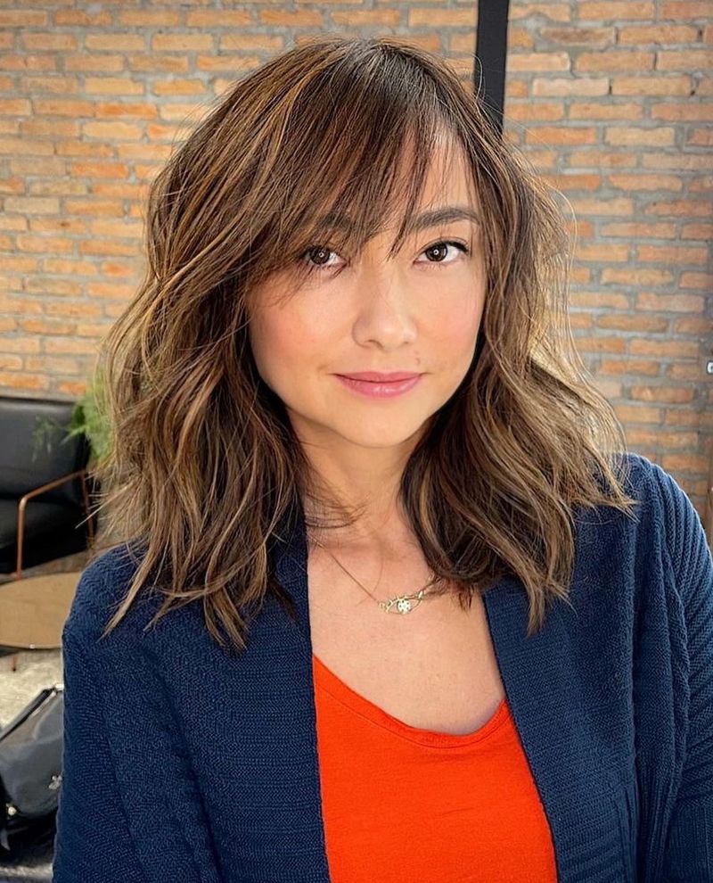 Side-Swept Bangs