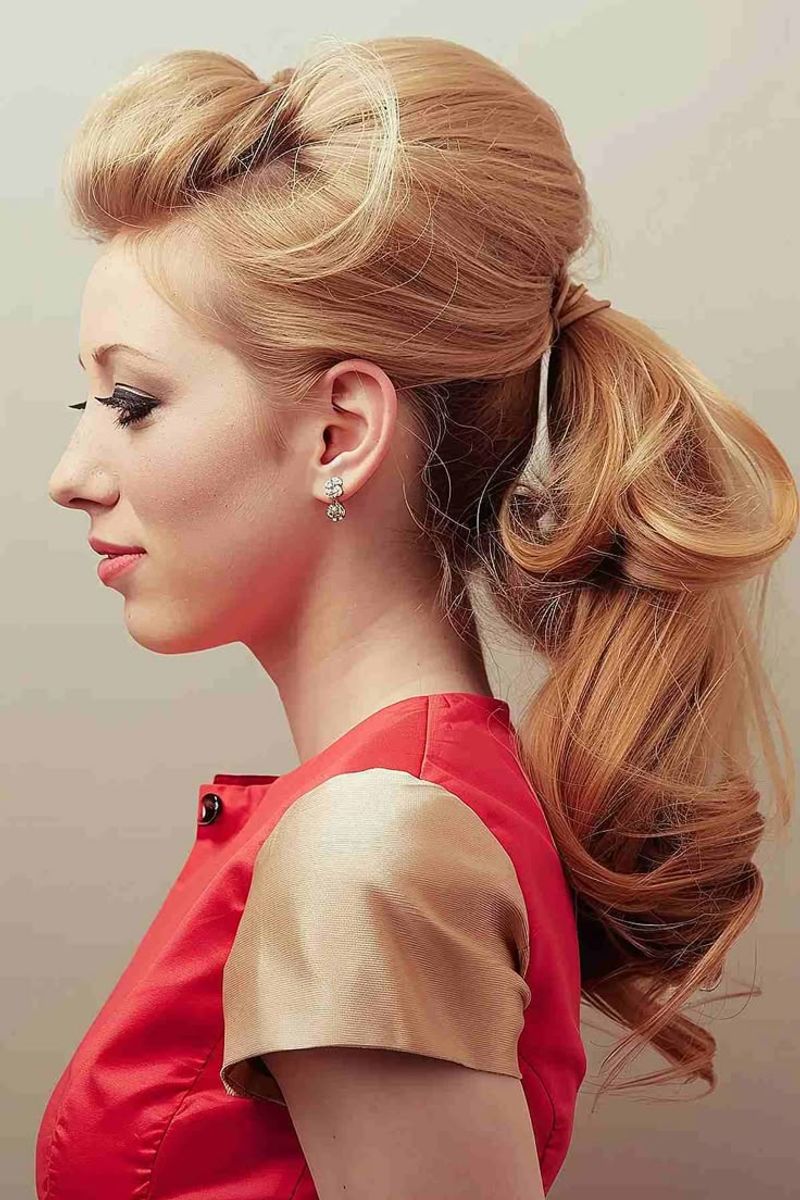 The Bouffant Ponytail