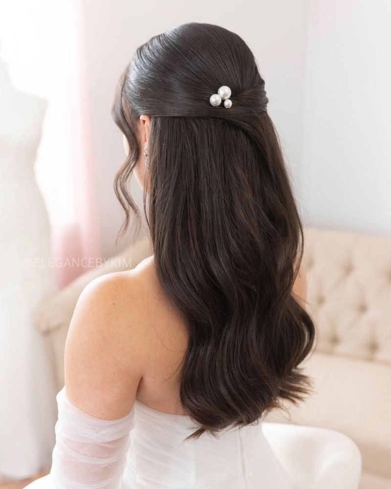 Romantic Half-Updo