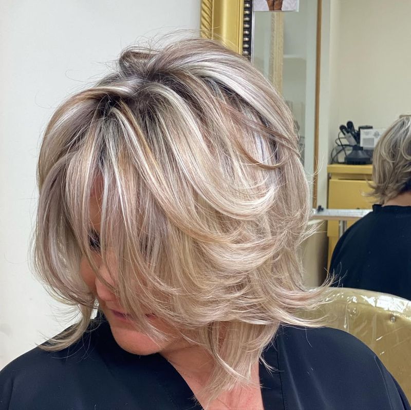 Layered Cut with Highlights