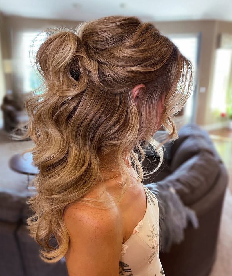 Elegant Half-Updo