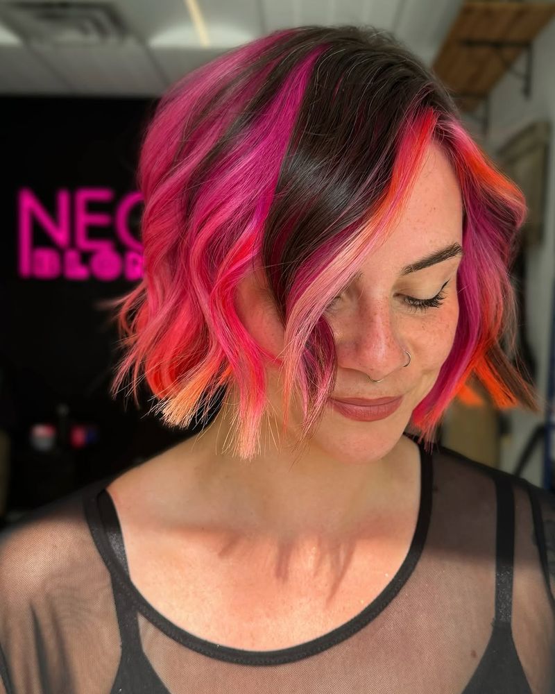 Bold Color Streaks