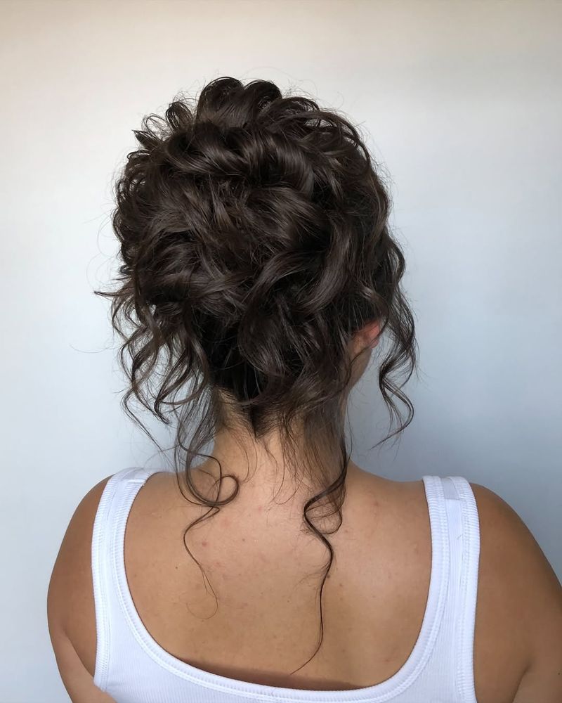 Romantic Curly Bun