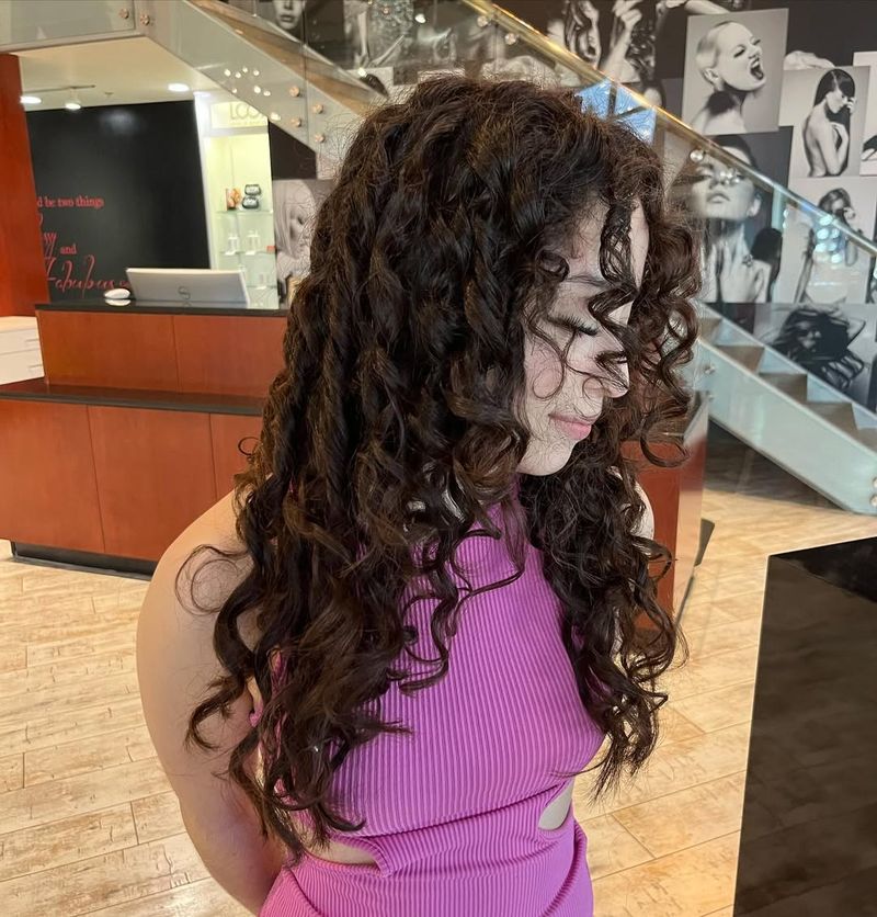 Layered Spiral Curls